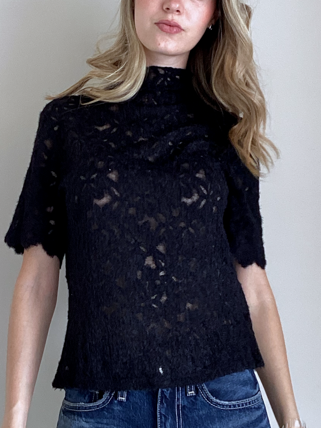 BLUSA AURA DE PERLA NEGRA