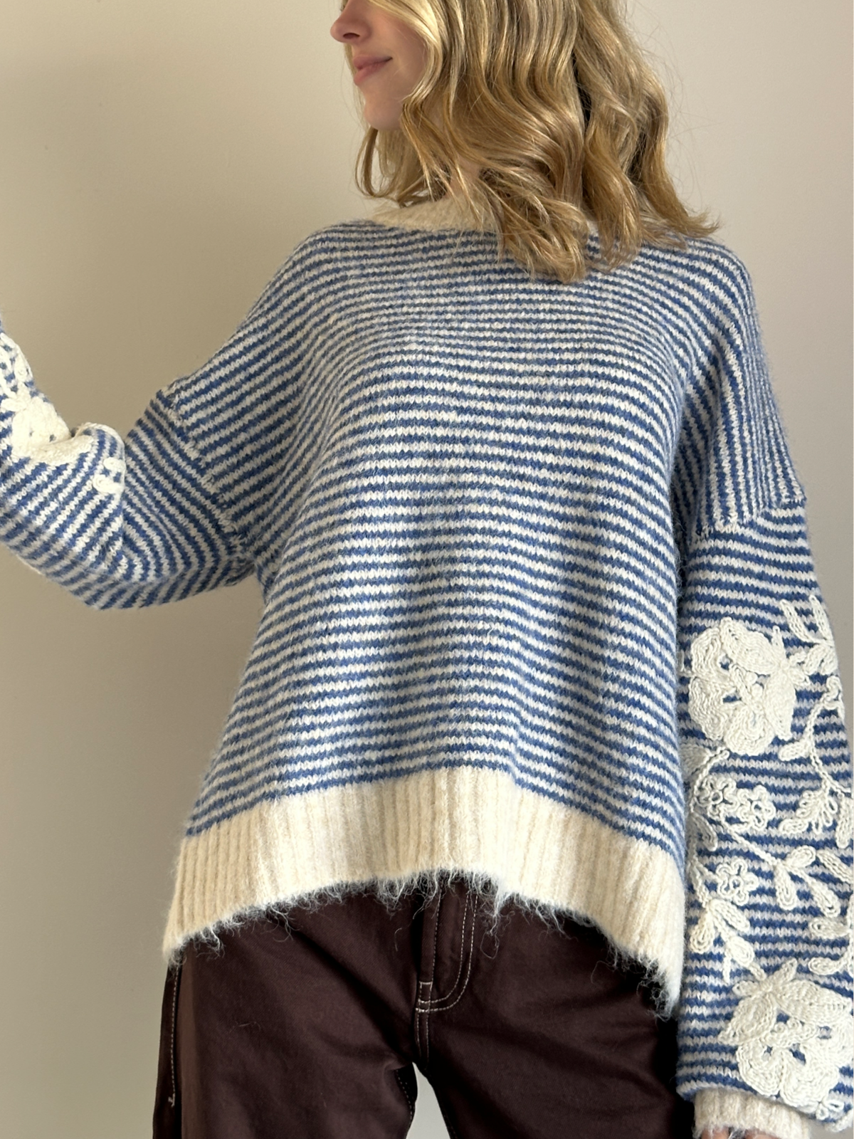 SUÉTER HORIZONTE AZUL