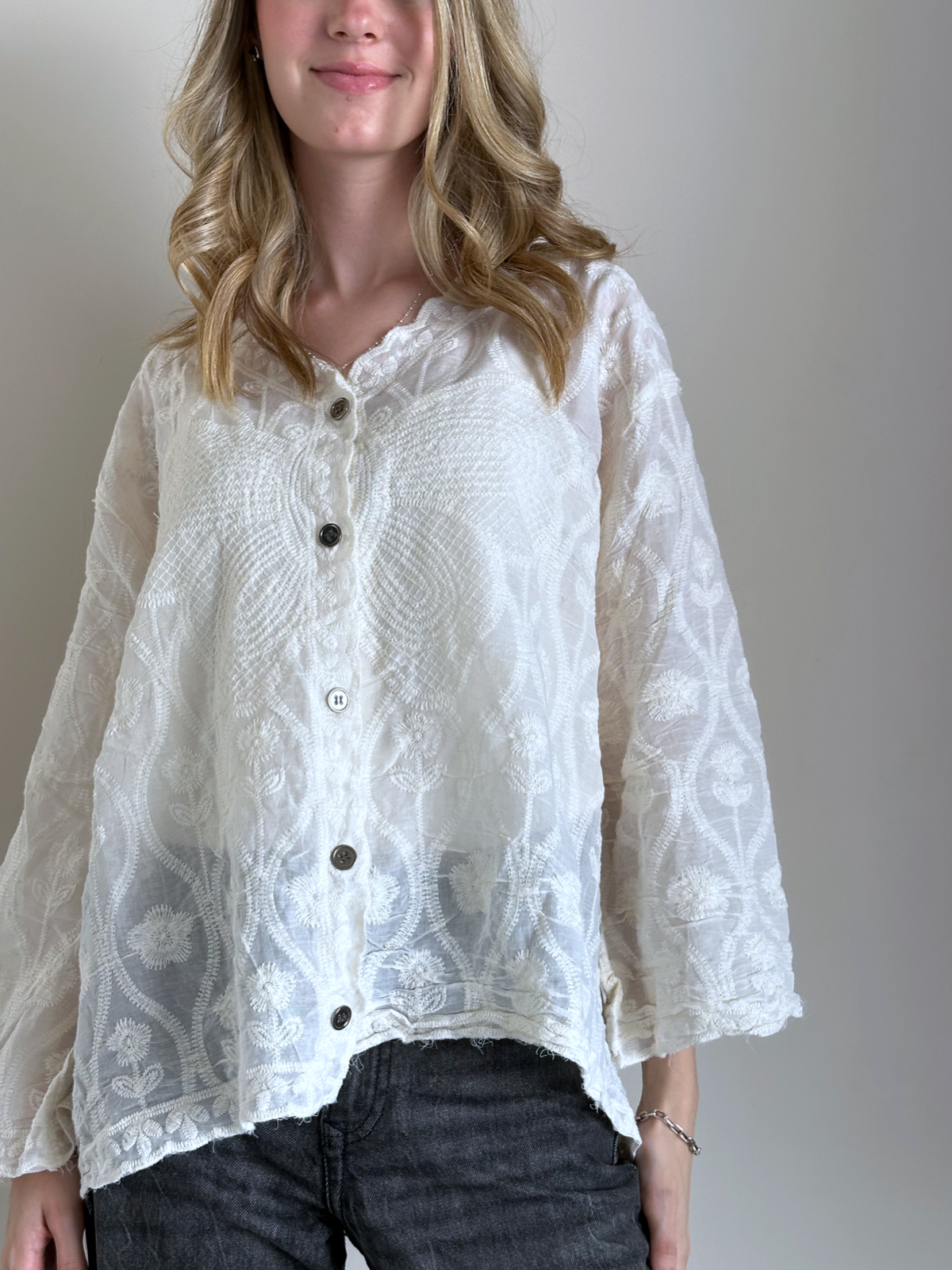 BLUSA CONSTELACIÓN BLANCA