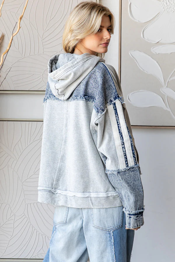 SUDADERA NOCTURNA DENIM