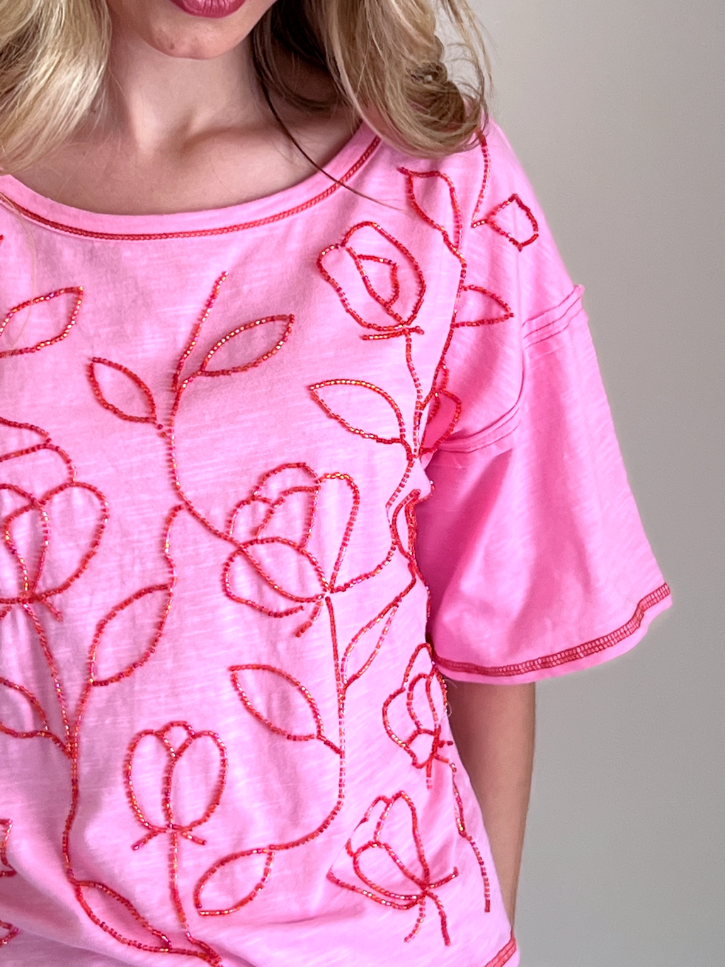 BLUSA FLOR CELESTE