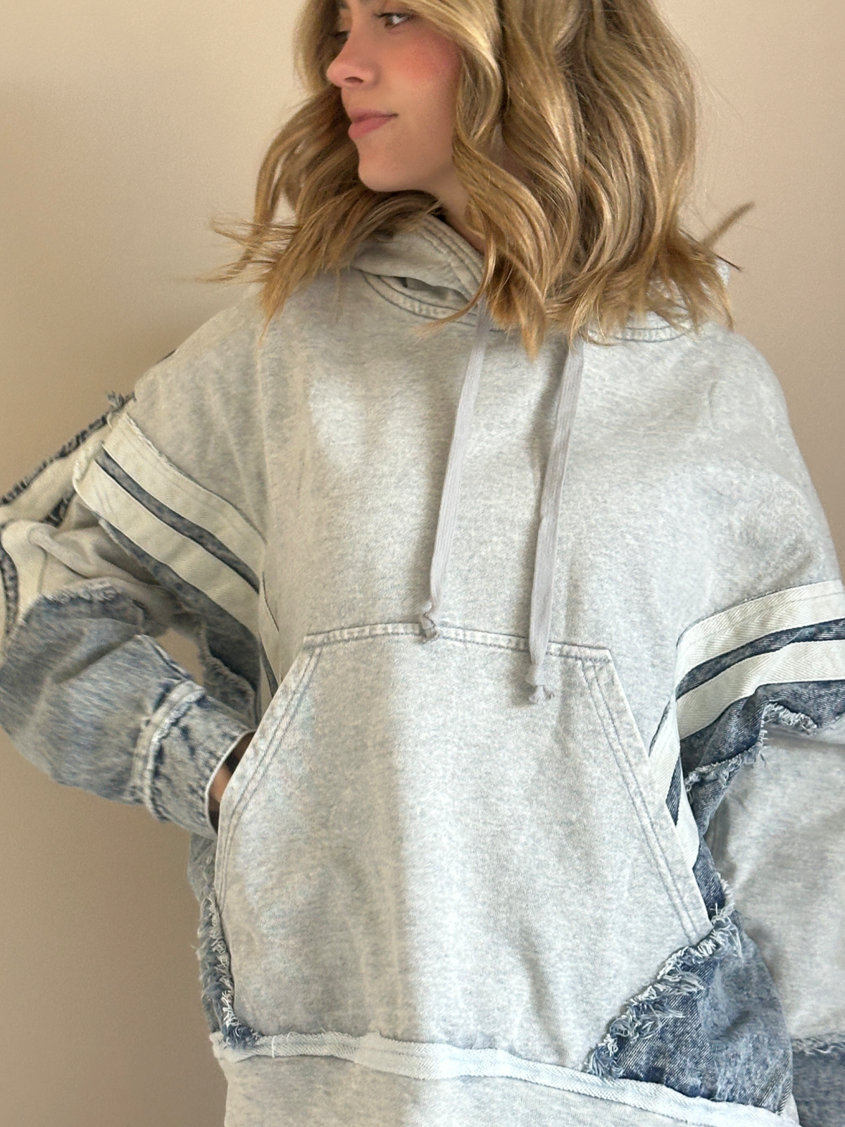 SUDADERA NOCTURNA DENIM