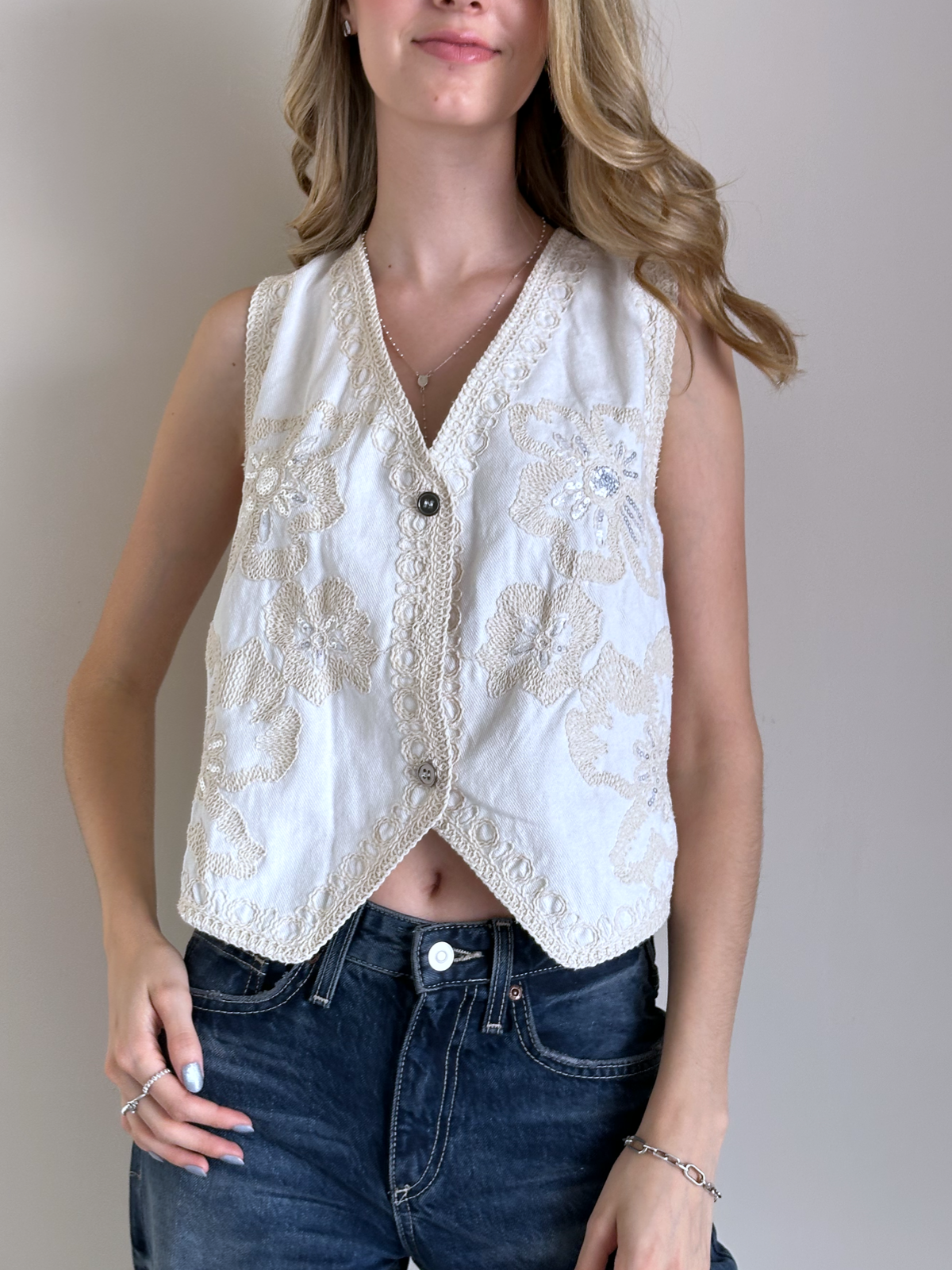 CHALECO FLOR DE NOCHE