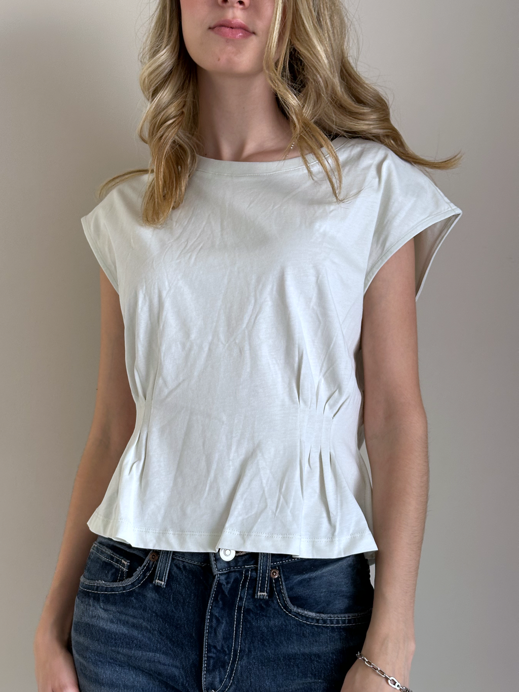 BLUSA AURA SOLAR BLANCA