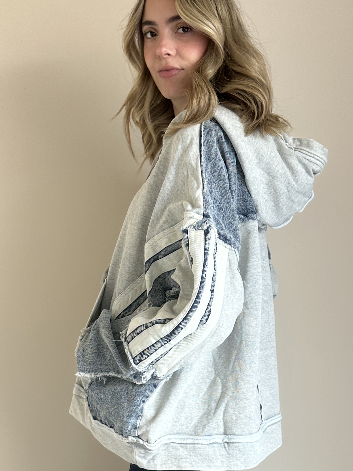 SUDADERA NOCTURNA DENIM