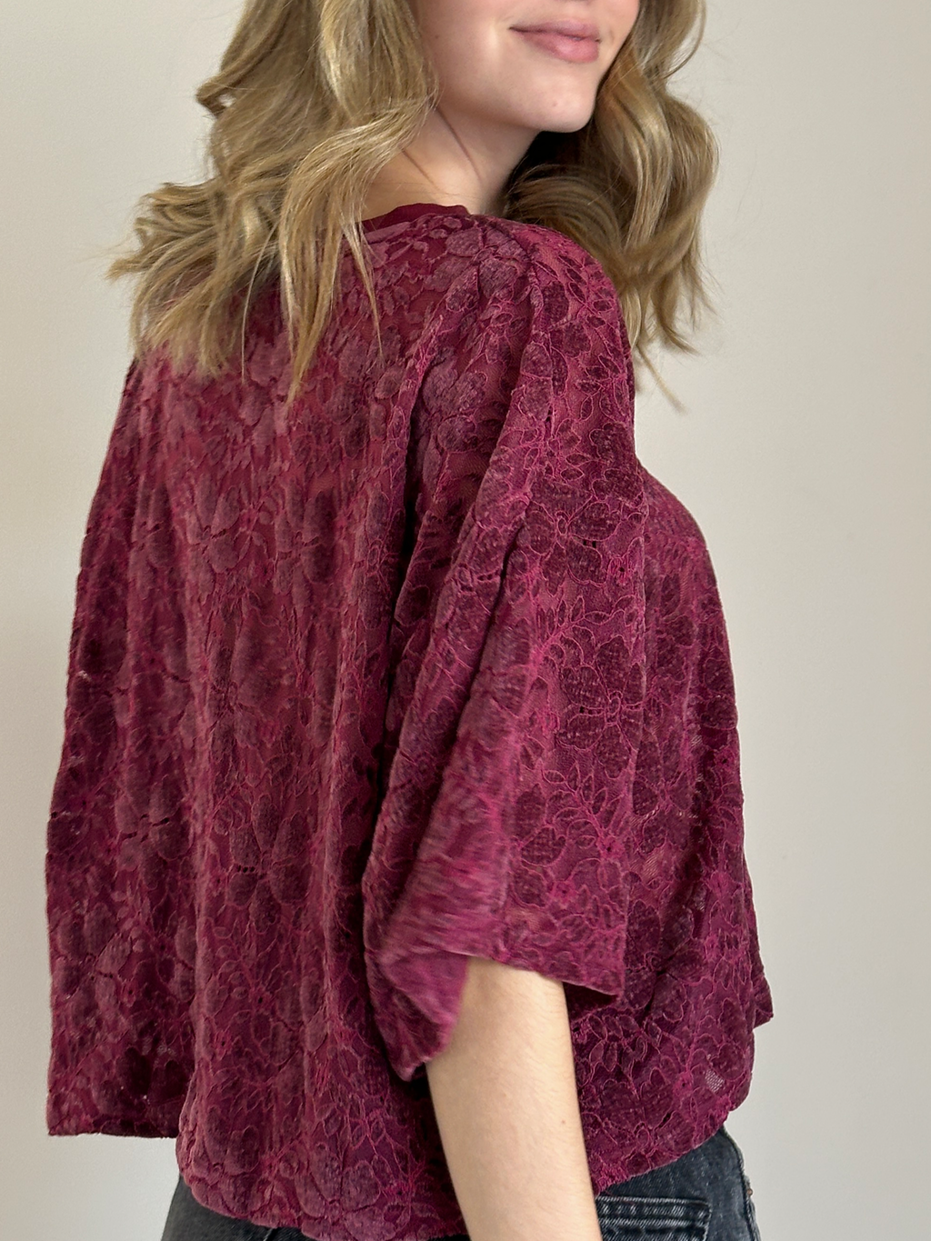 TOP AURA INVERNAL BURGUNDY