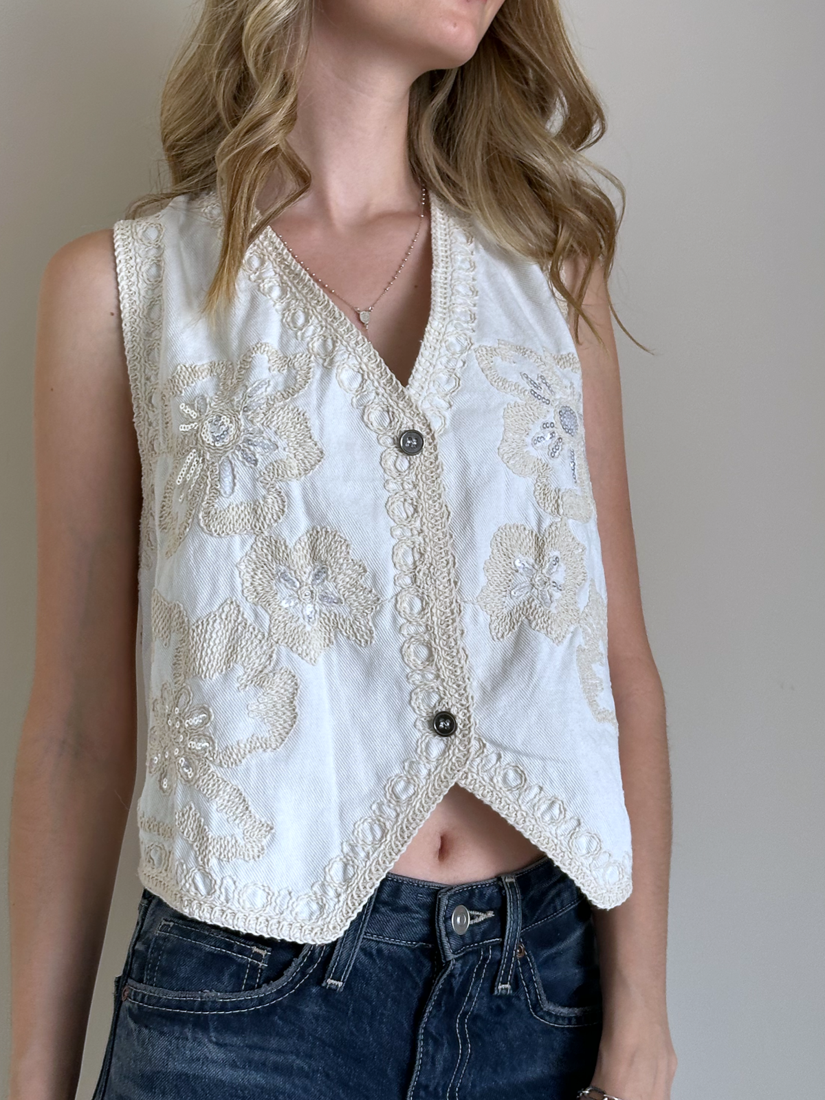 CHALECO FLOR DE NOCHE