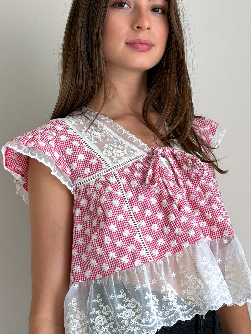BLUSA GINGHAM LUNAR