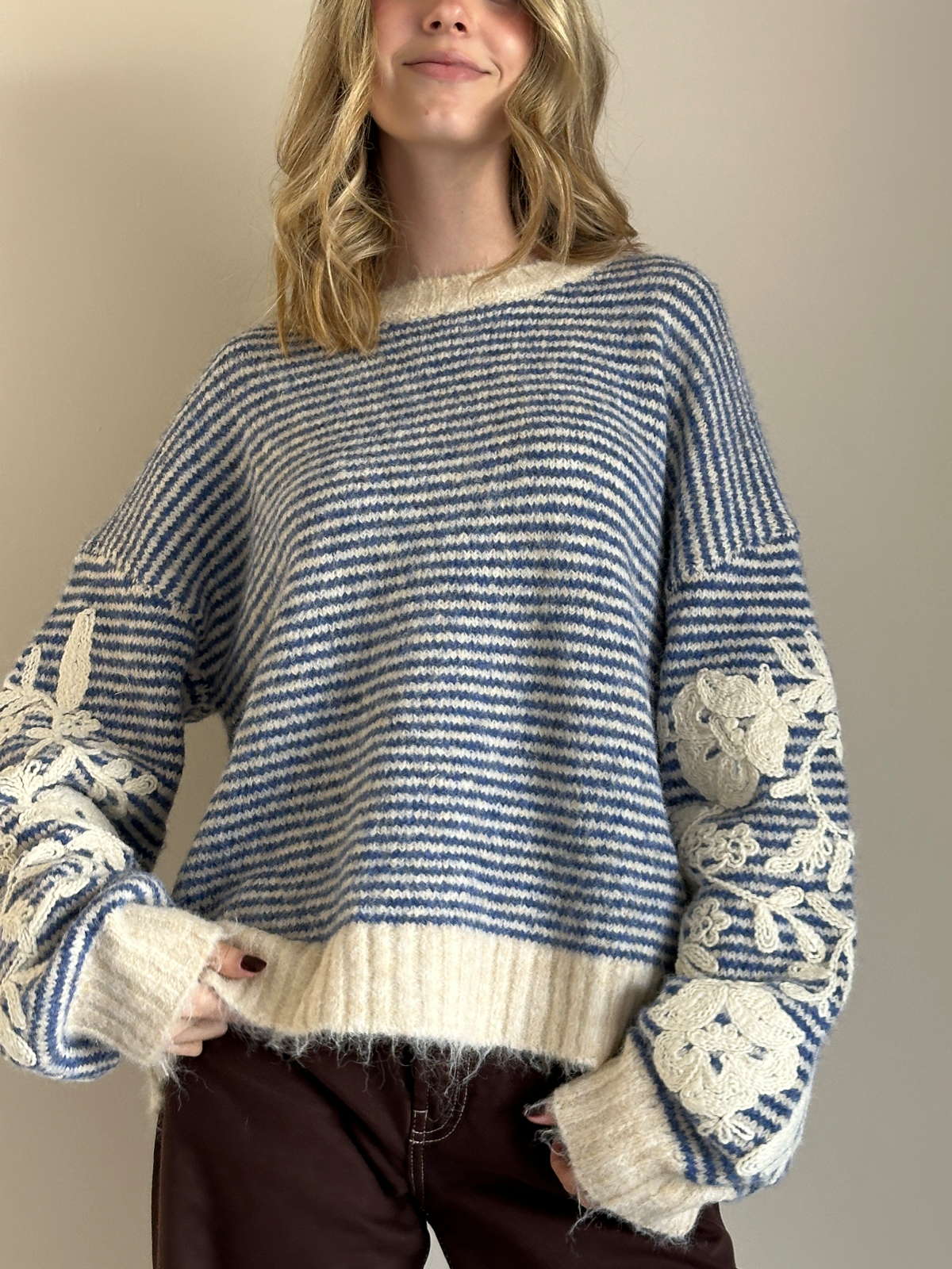 SUÉTER HORIZONTE AZUL