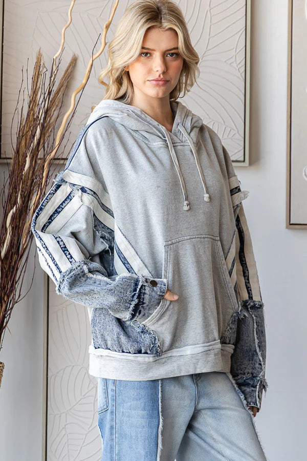 SUDADERA NOCTURNA DENIM