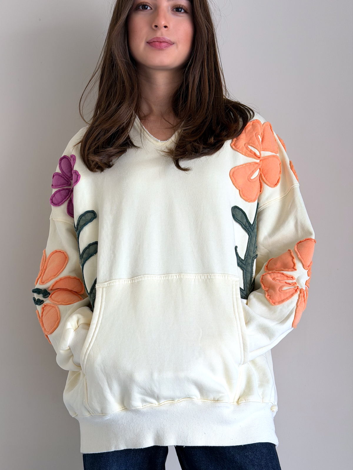 SUDADERA OVERSIZE CORAZÓN ARTESANO