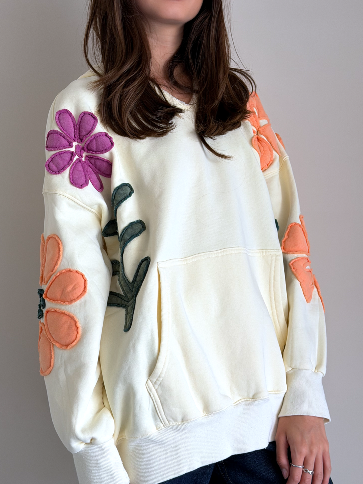 SUDADERA OVERSIZE CORAZÓN ARTESANO