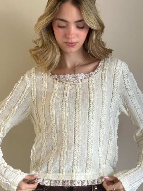 BLUSA LUNAR ENCAJE
