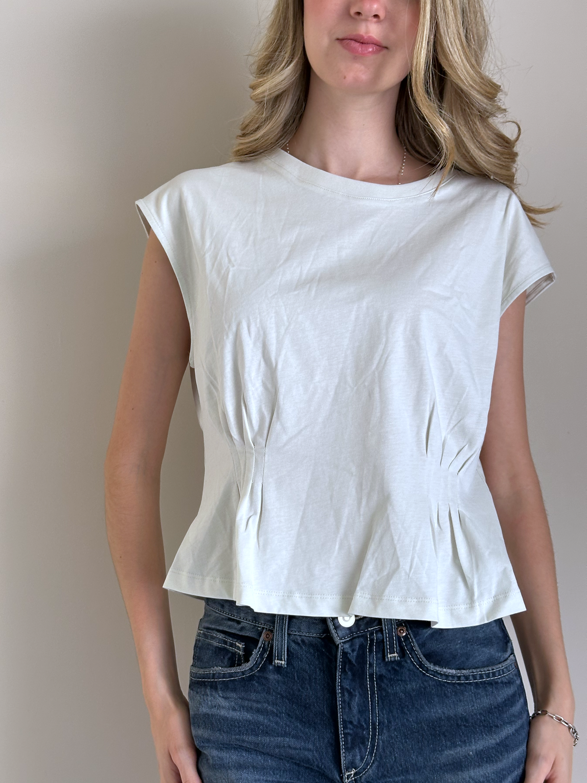 BLUSA AURA SOLAR BLANCA