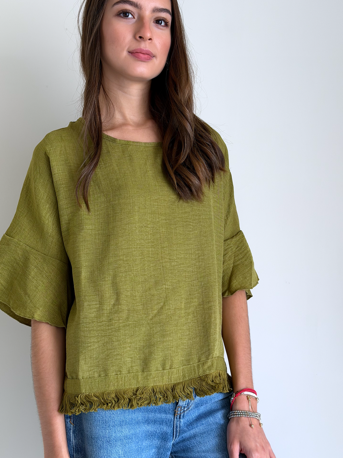 BLUSA MARFIL OLIVE