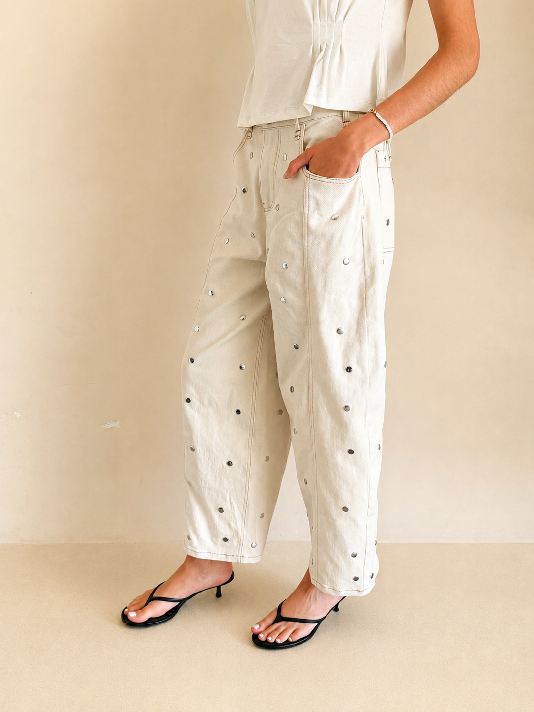 JEANS RAIZ DE TIERRA IVORY