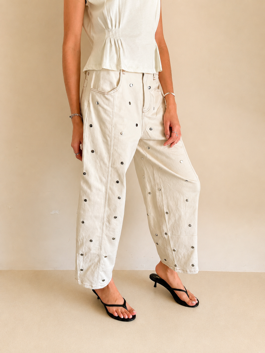 JEANS RAIZ DE TIERRA IVORY