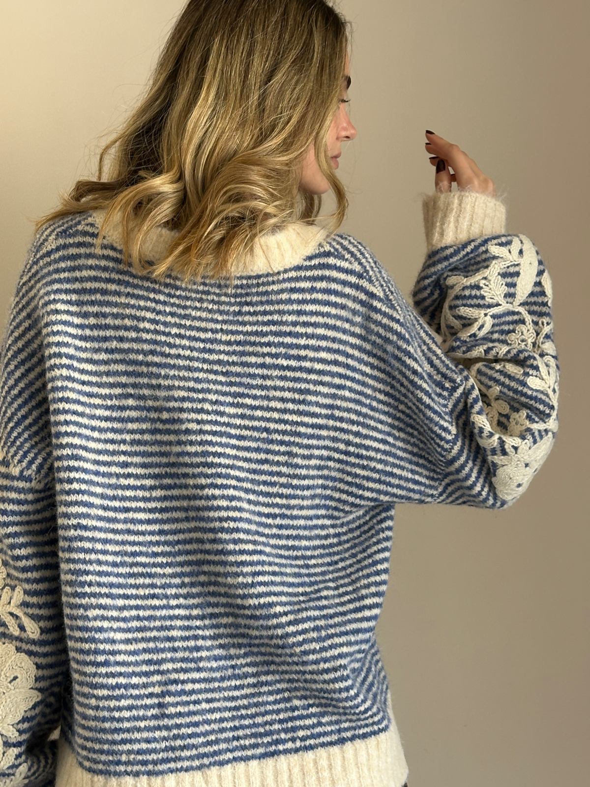 SUÉTER HORIZONTE AZUL