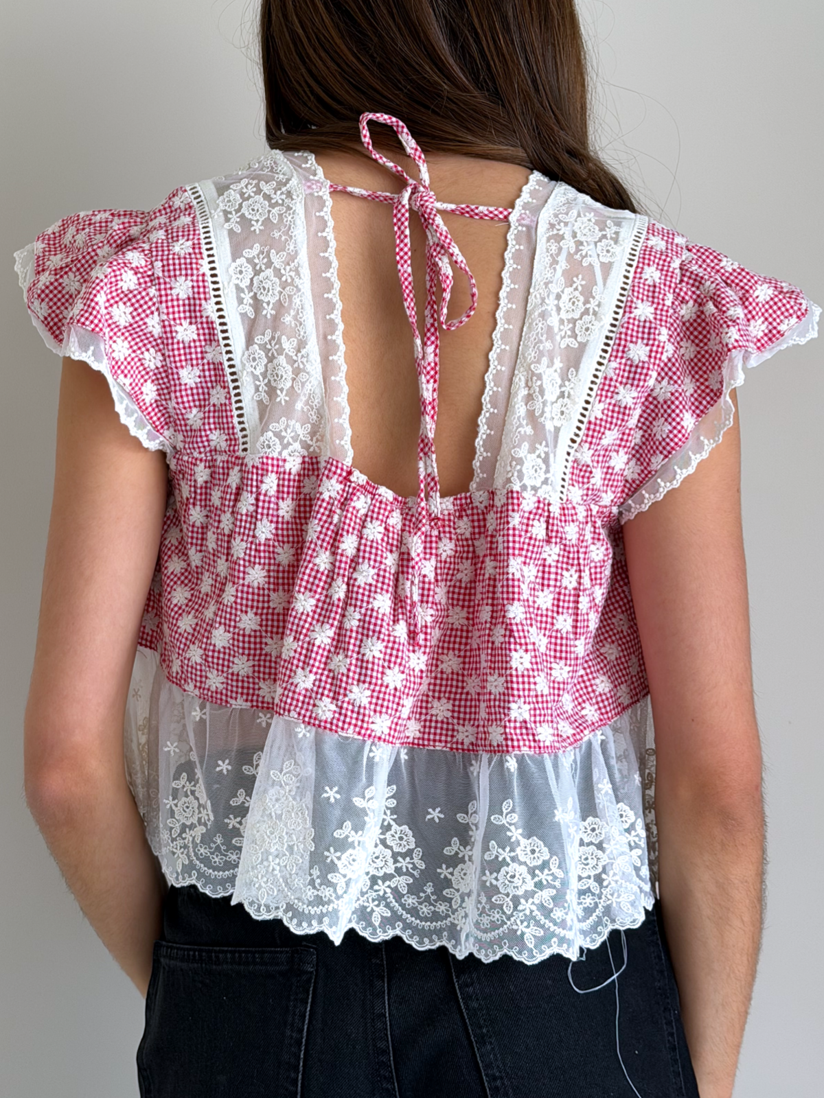 BLUSA GINGHAM LUNAR