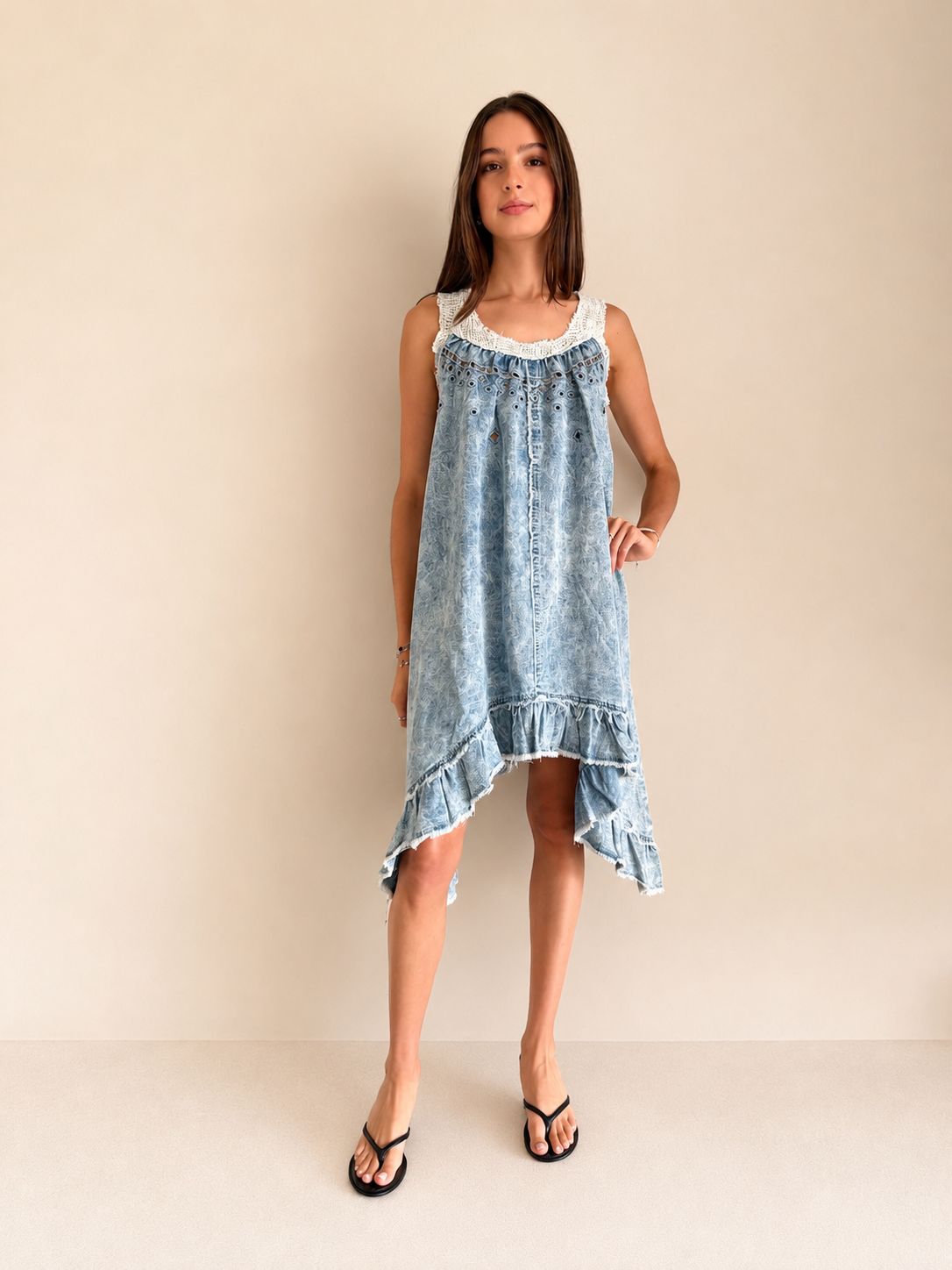 VESTIDO DENIM CELESTIAL