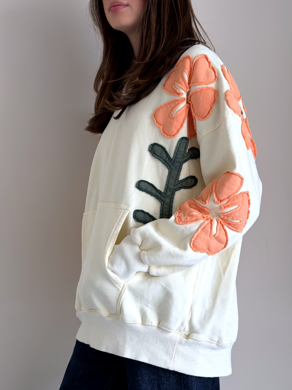SUDADERA OVERSIZE CORAZÓN ARTESANO