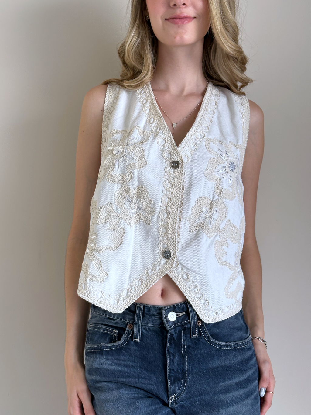 CHALECO FLOR DE NOCHE