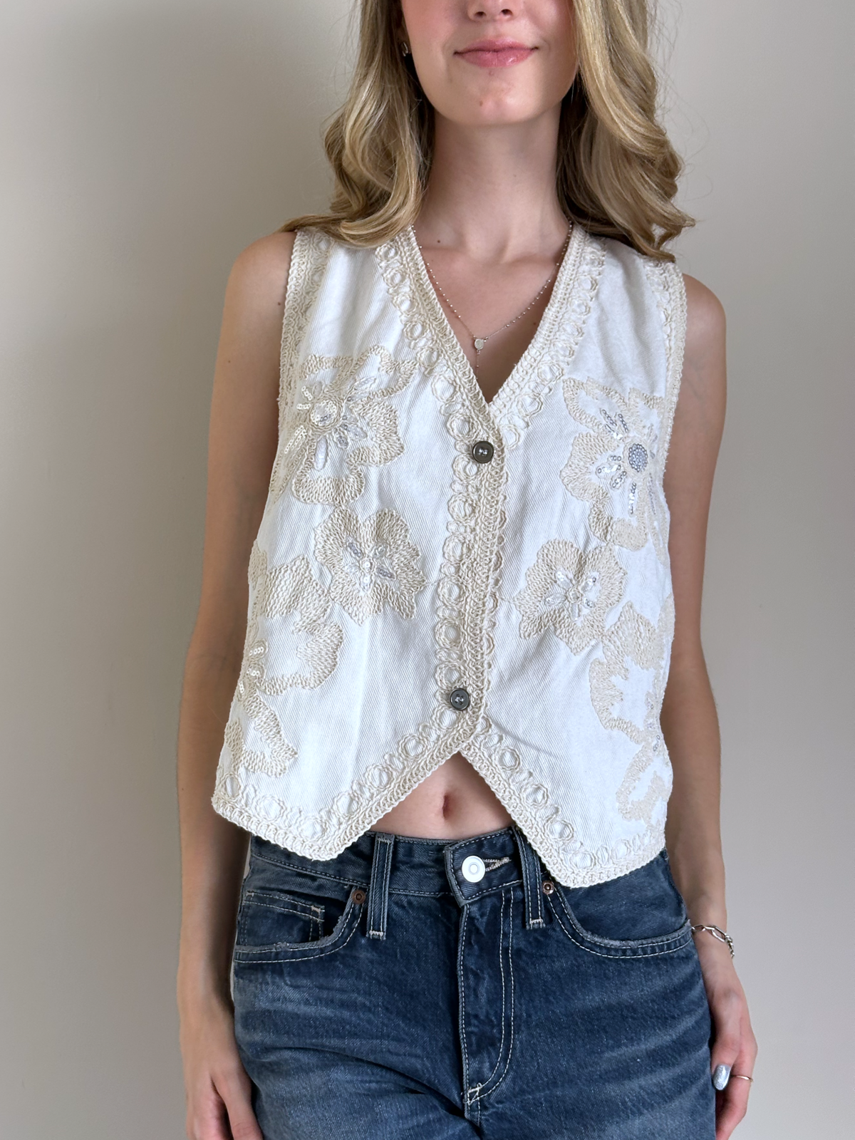 CHALECO FLOR DE NOCHE