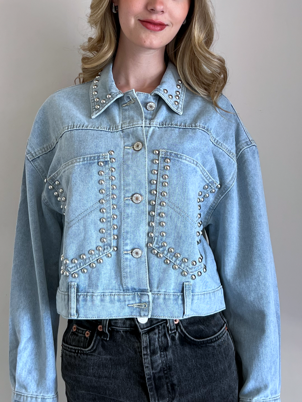 CHAMARRA LUZ METÁLICA