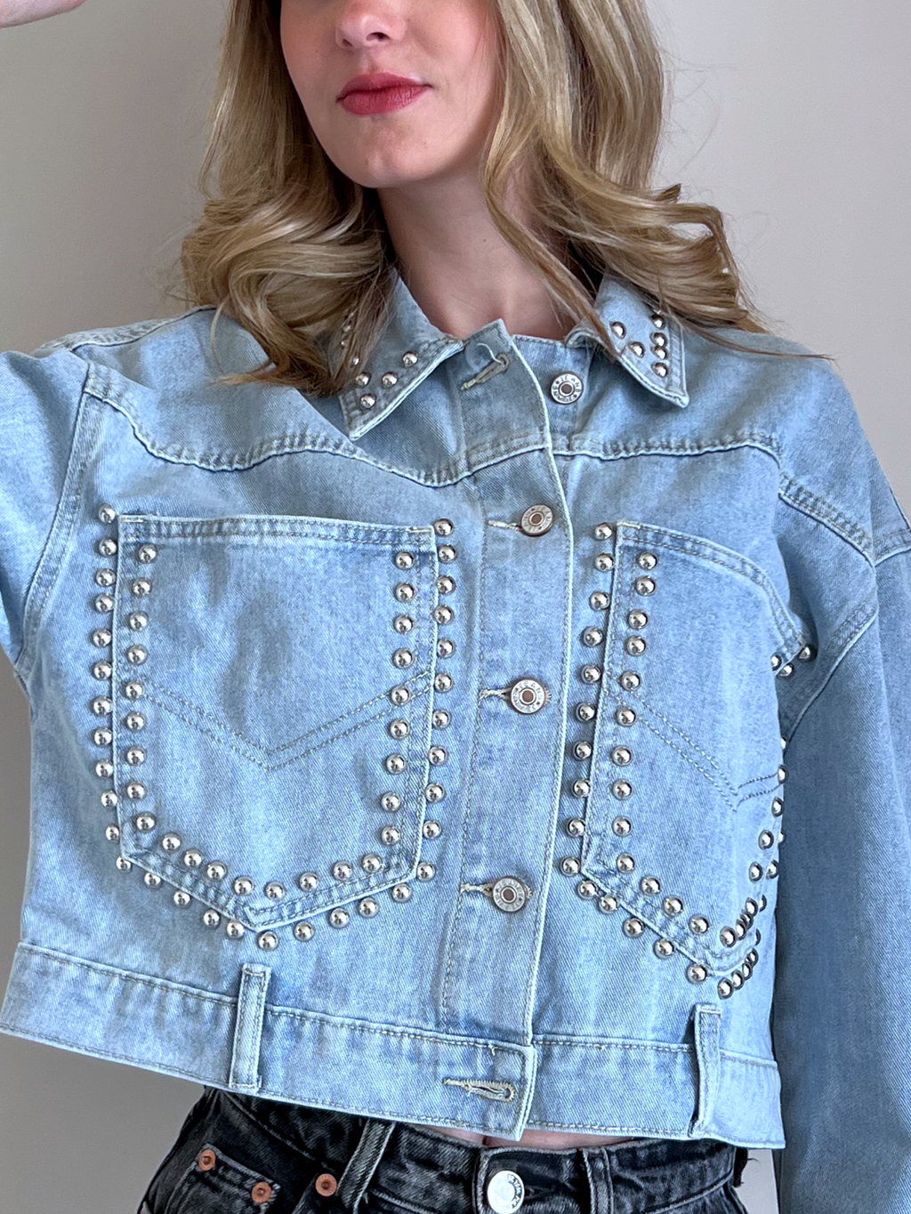 CHAMARRA LUZ METÁLICA