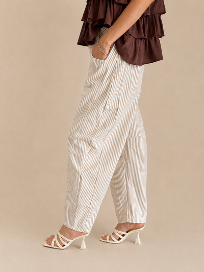 PANTALÓN ORBITA A RAYAS