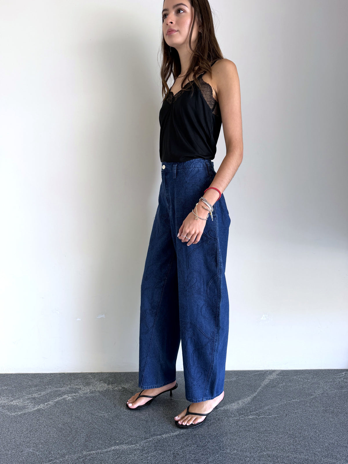 DLR. Denim Bloom Pants