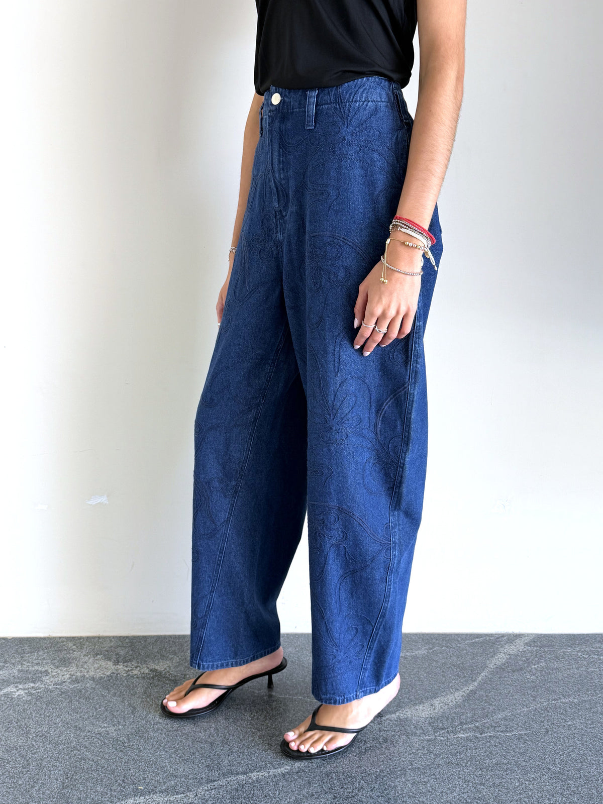 DLR. Denim Bloom Pants