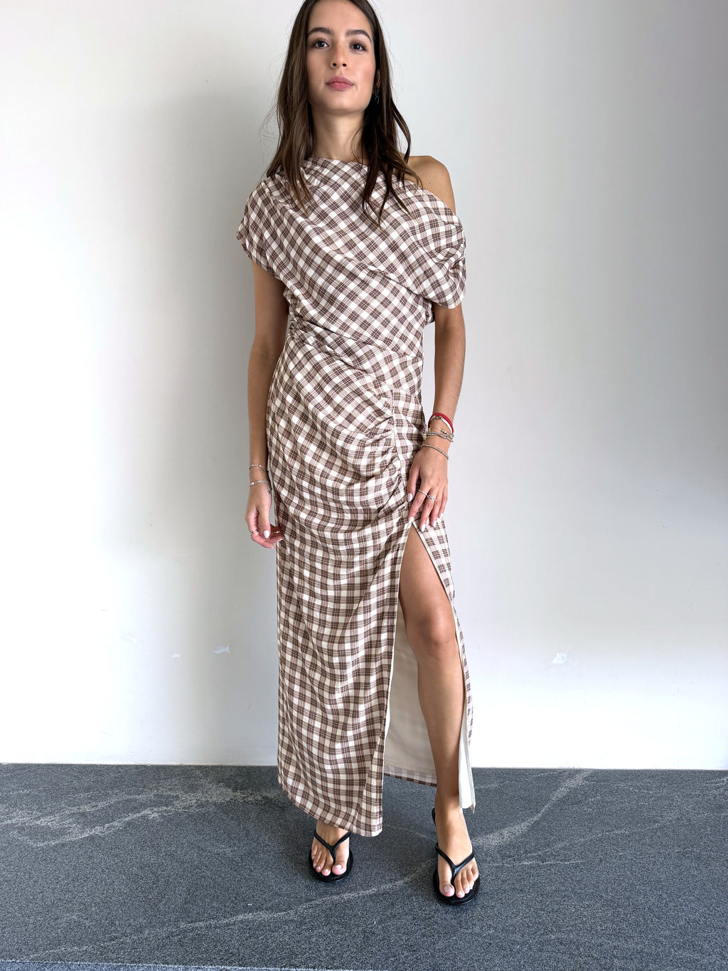DLR. Plaid Romance Dress