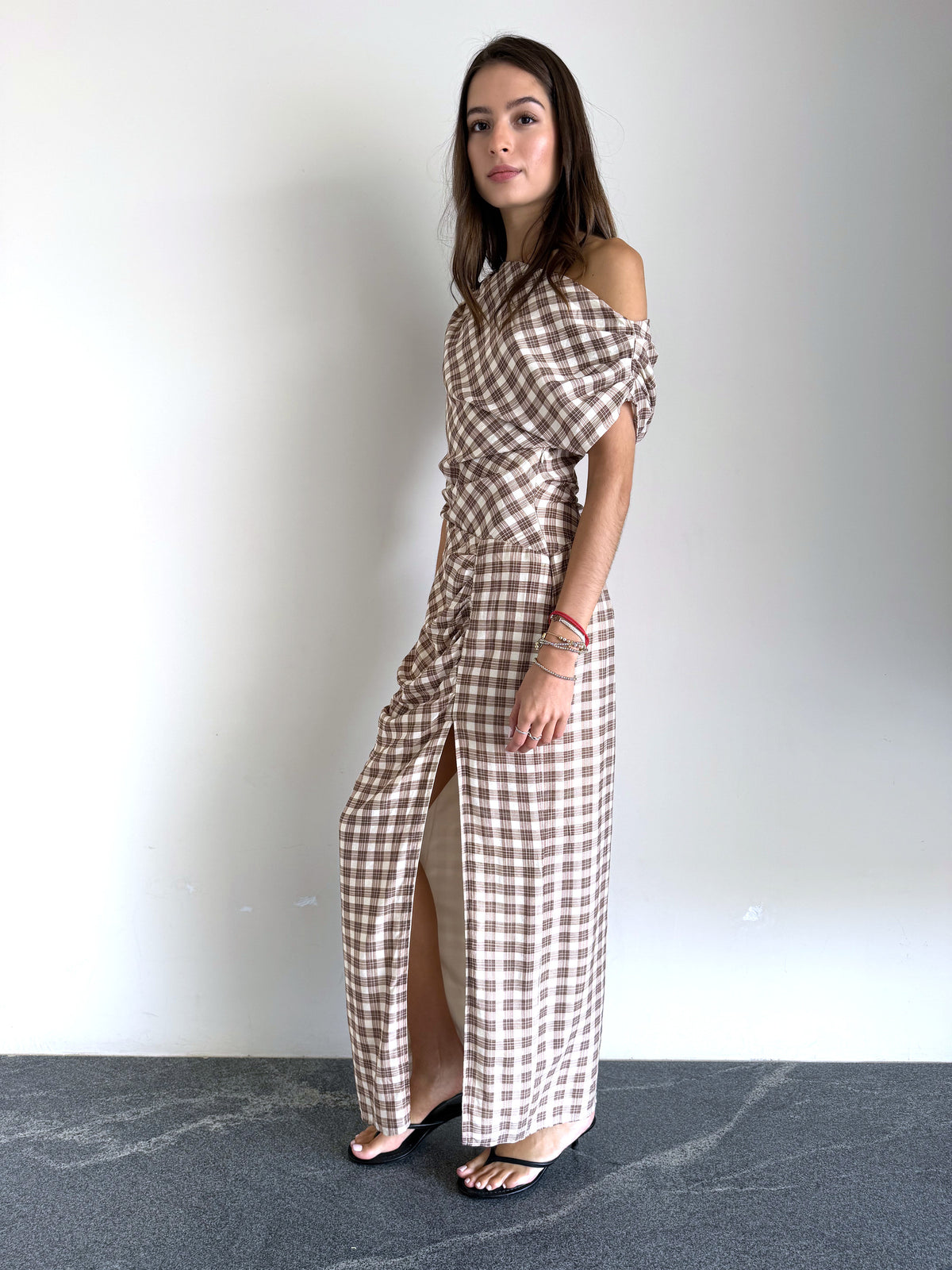 DLR. Plaid Romance Dress