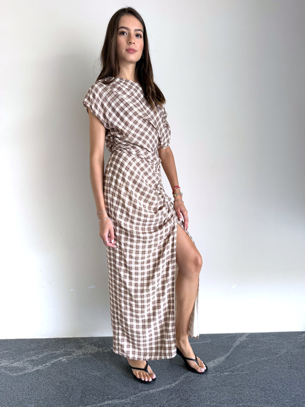 DLR. Plaid Romance Dress