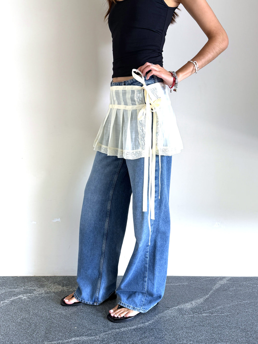 DLR. Cinnamon Veil Skirt