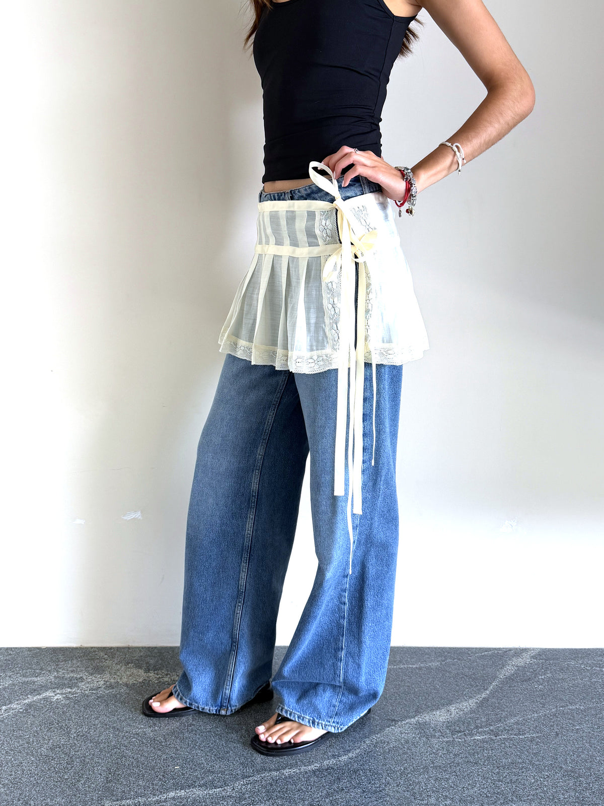 DLR. Cinnamon Veil Skirt