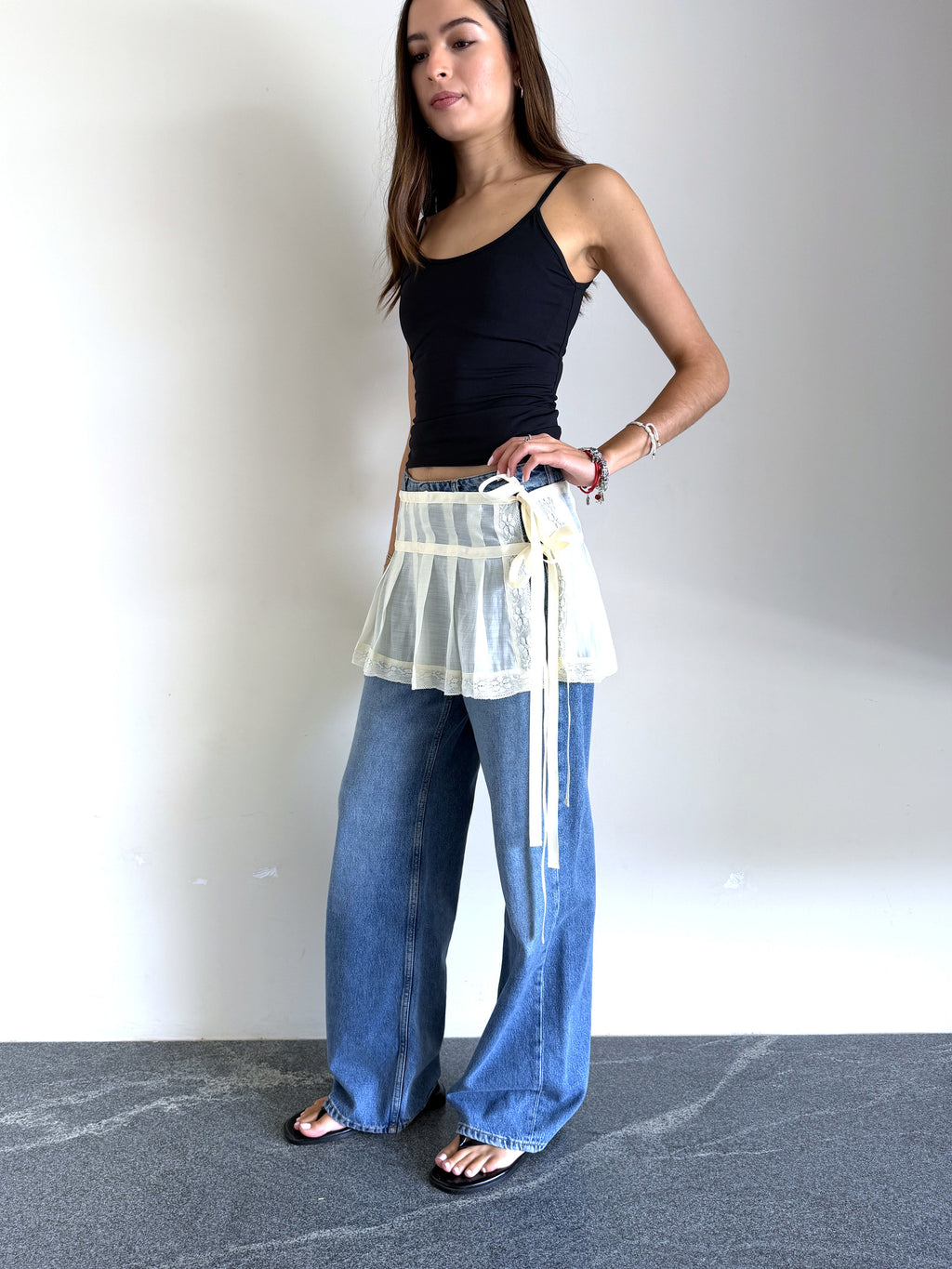 DLR. Cinnamon Veil Skirt