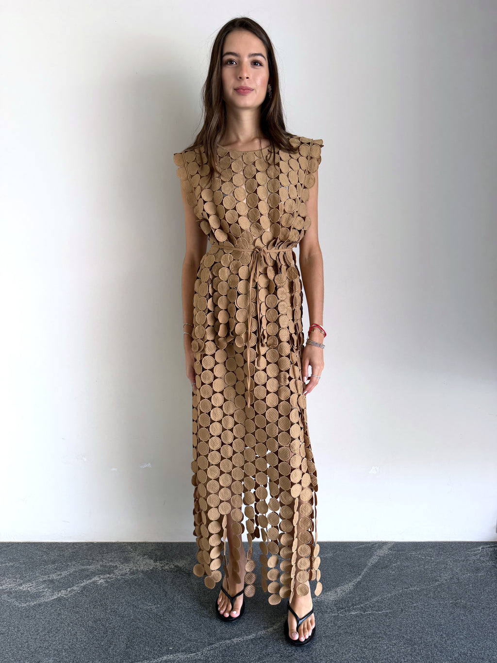 DLR. Golden Coin Dress