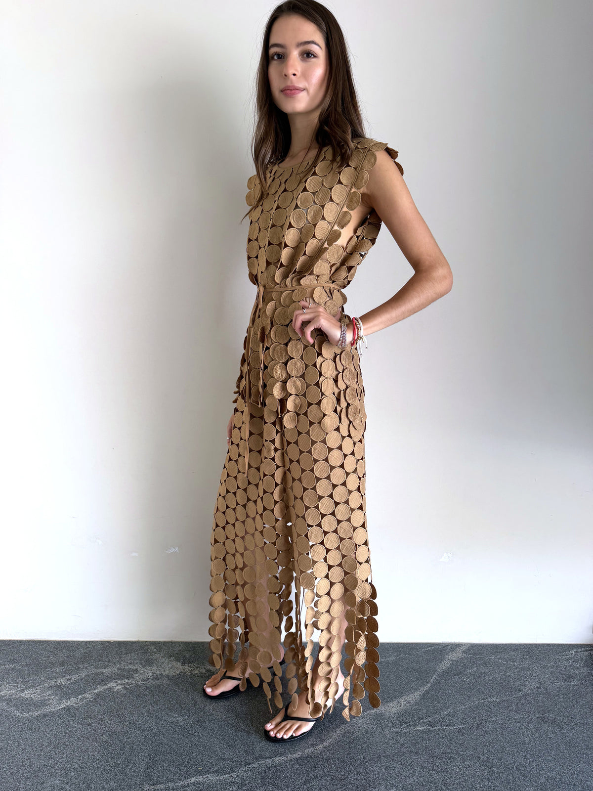 DLR. Golden Coin Dress
