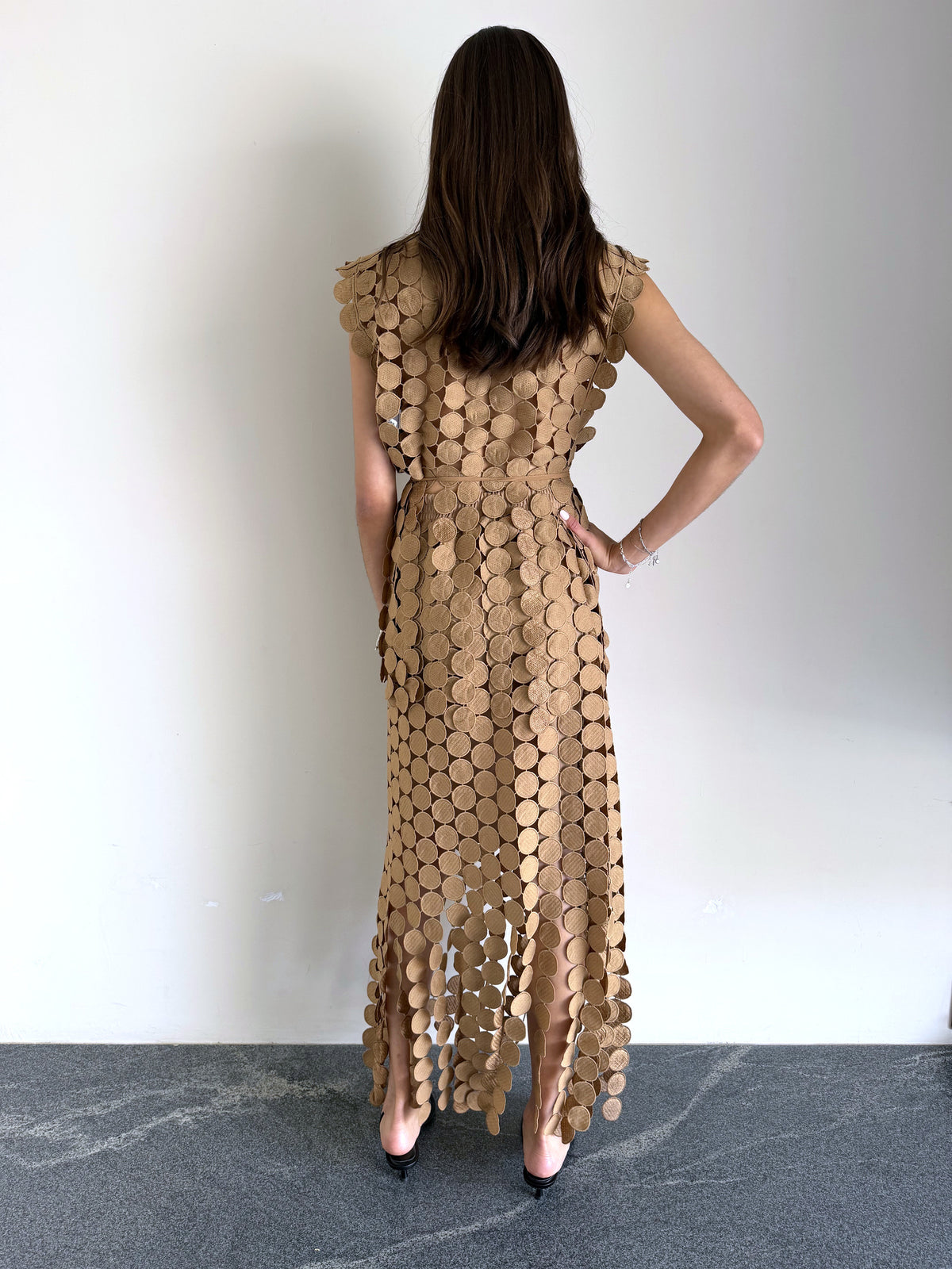DLR. Golden Coin Dress