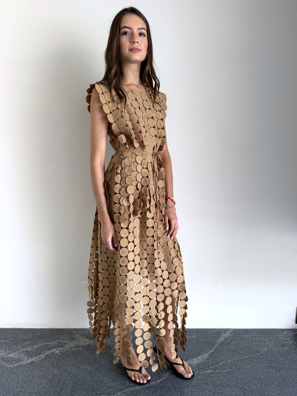 DLR. Golden Coin Dress