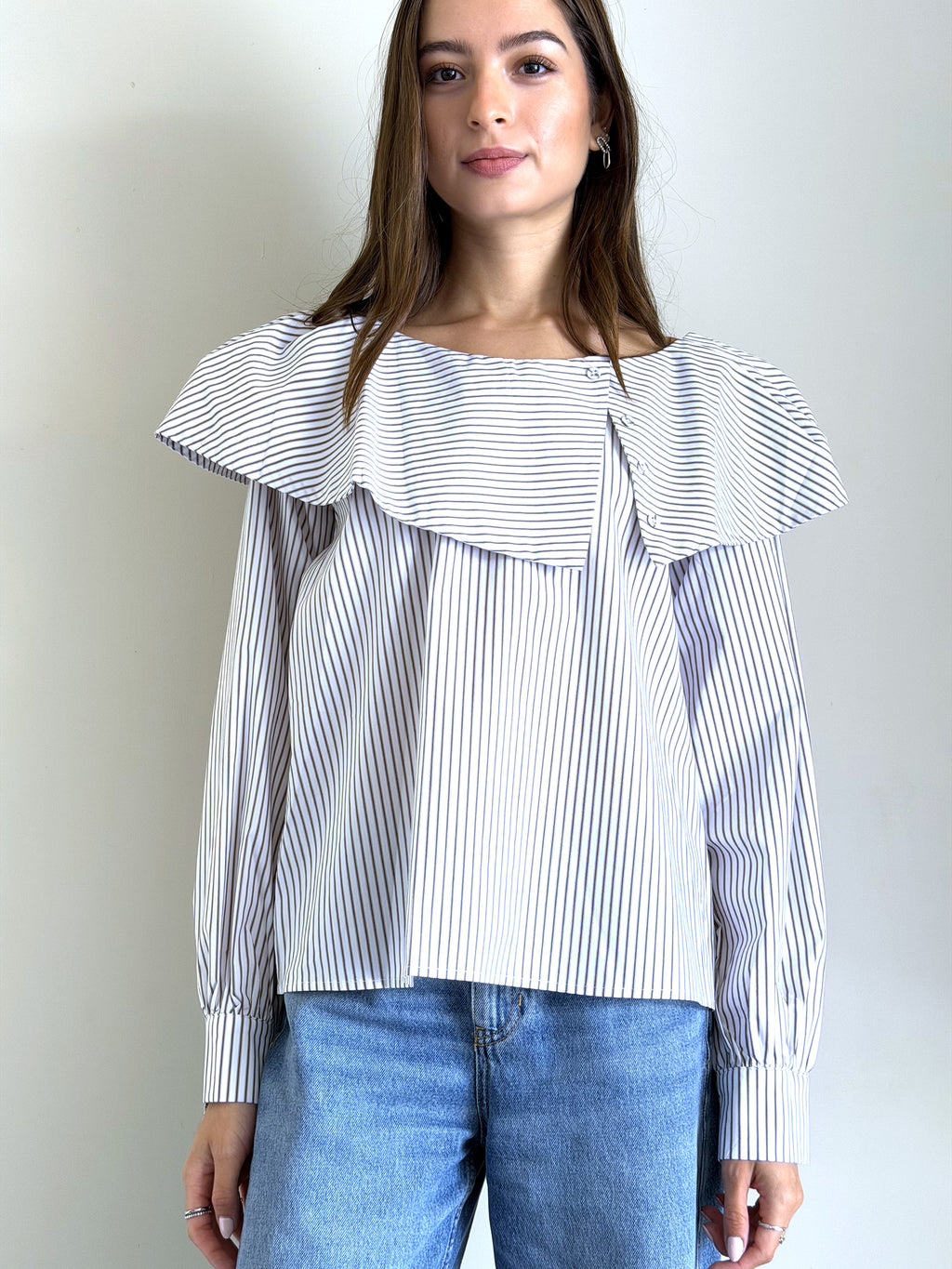 DLR. Harbor Stripe Blouse