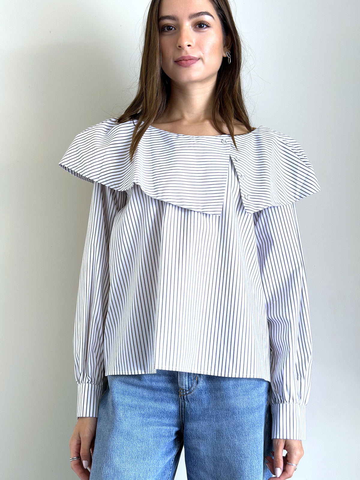 DLR. Harbor Stripe Blouse