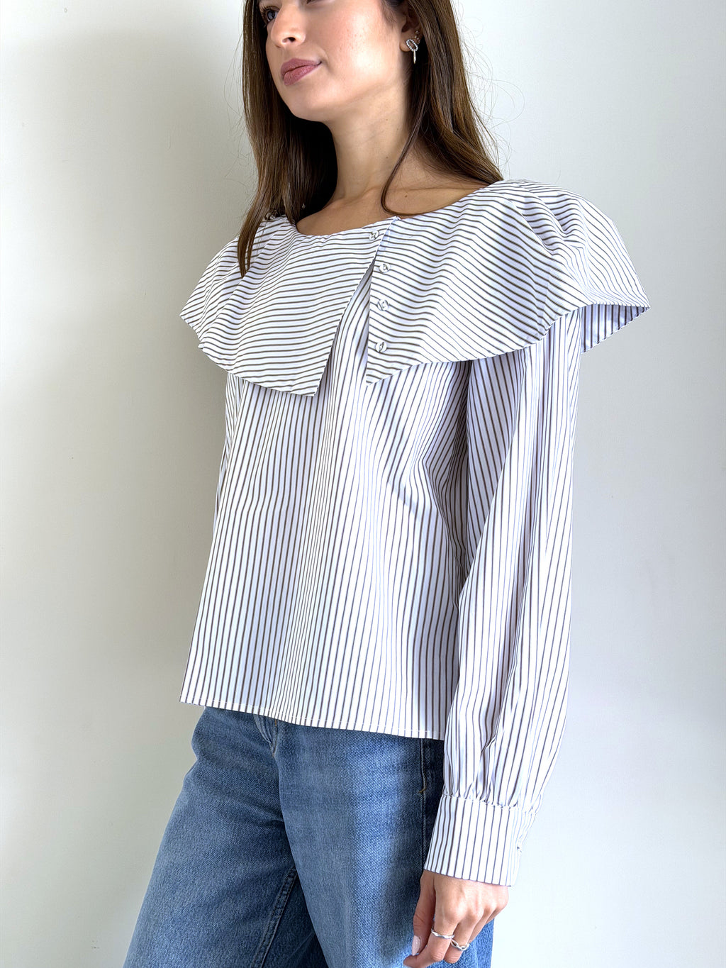 DLR. Harbor Stripe Blouse