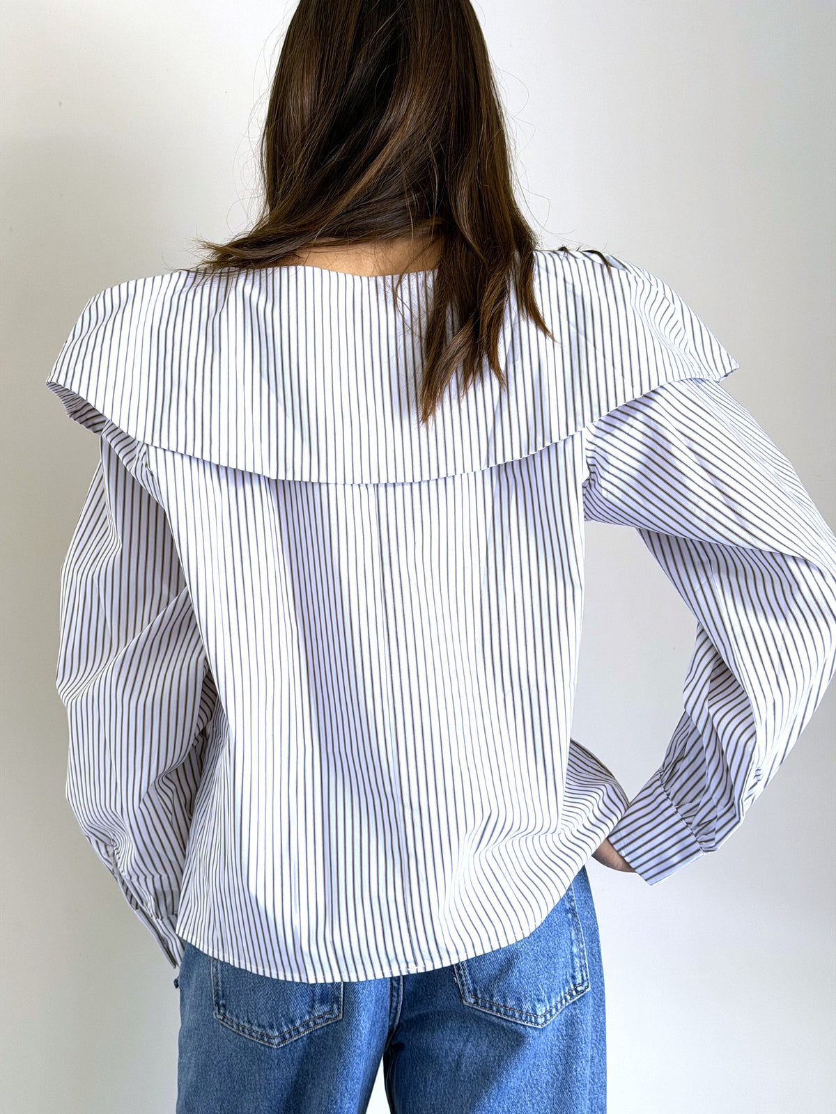 DLR. Harbor Stripe Blouse
