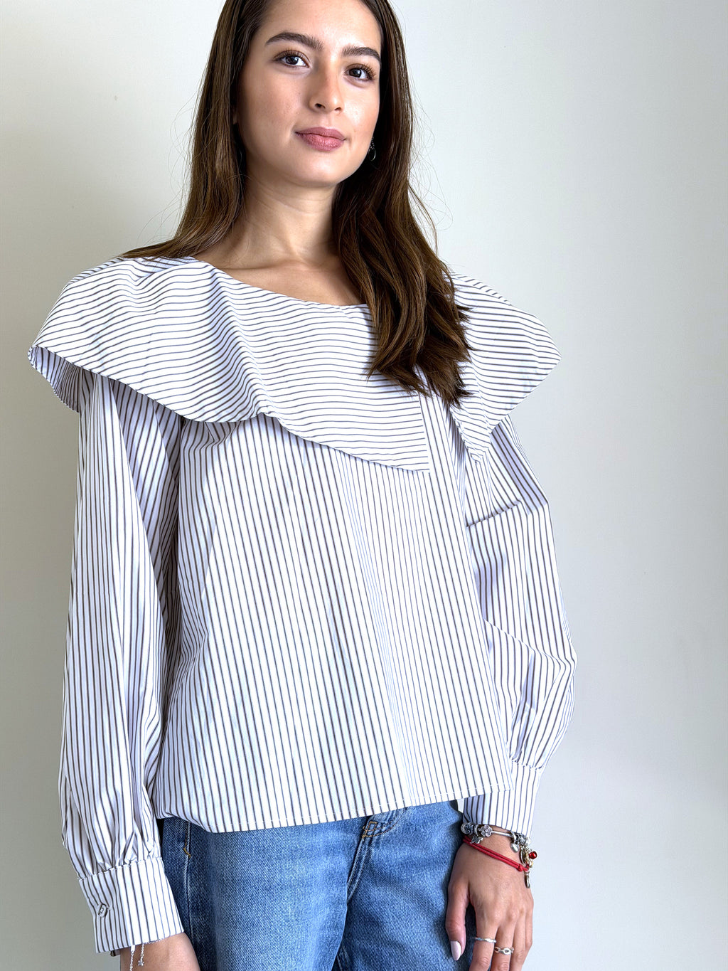 DLR. Harbor Stripe Blouse
